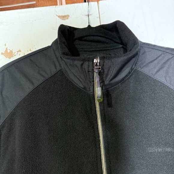 Calvin Klein Tech Fleece Men’s Fleece Jacket Black Size XL Full Zip - Picture 7 of 13